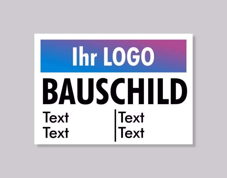 Bautafeln & Schilder – SR Werbetechnik