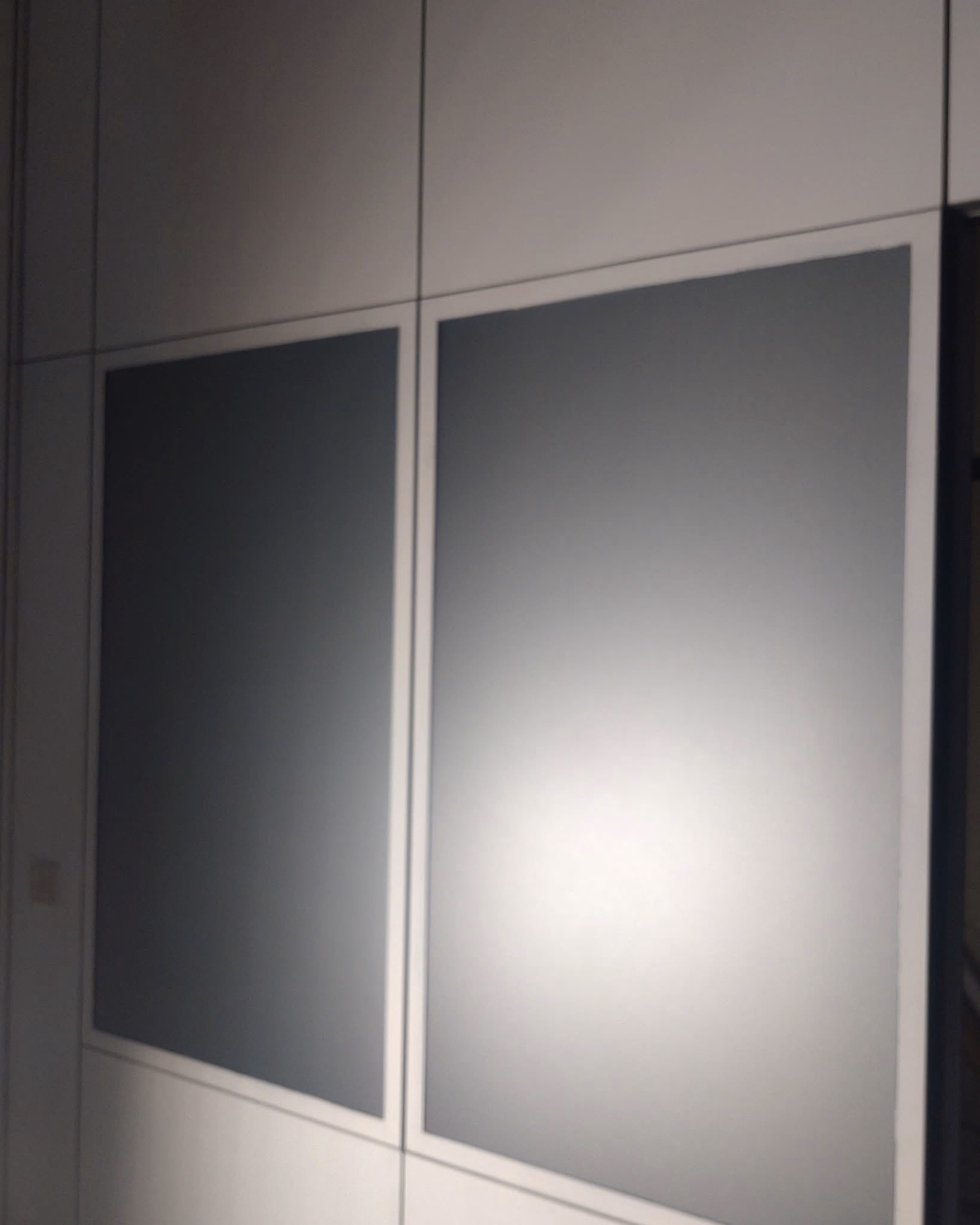 Milchglasfolie – Innenfenster, Detail